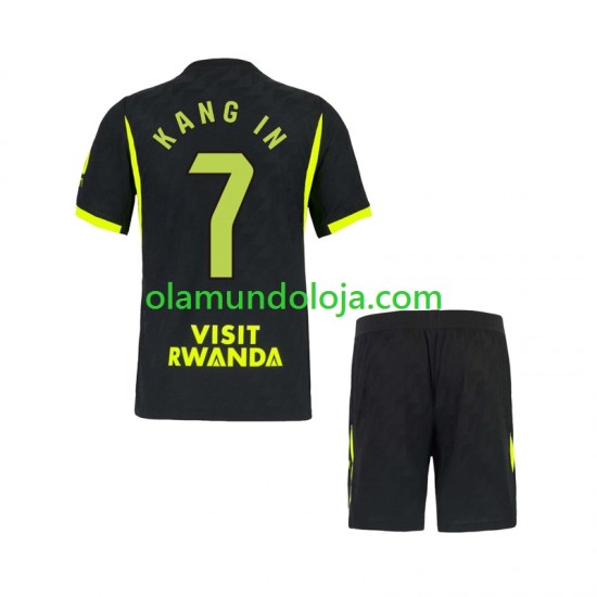 Camisola Atlético Madrid Lee Kang-in 7 Criança Equipamento Segundo 2026-2027 Manga Curta